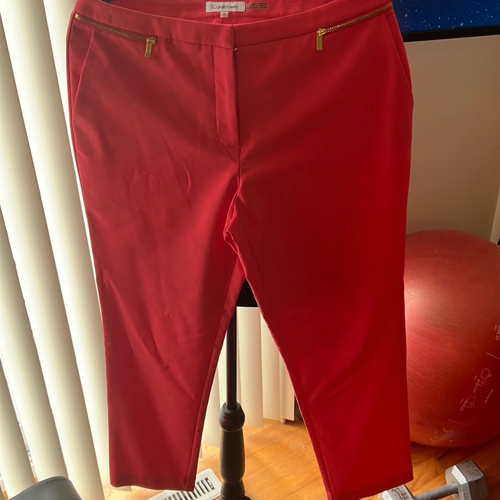 Calvin Klein , pink pants , size 10
